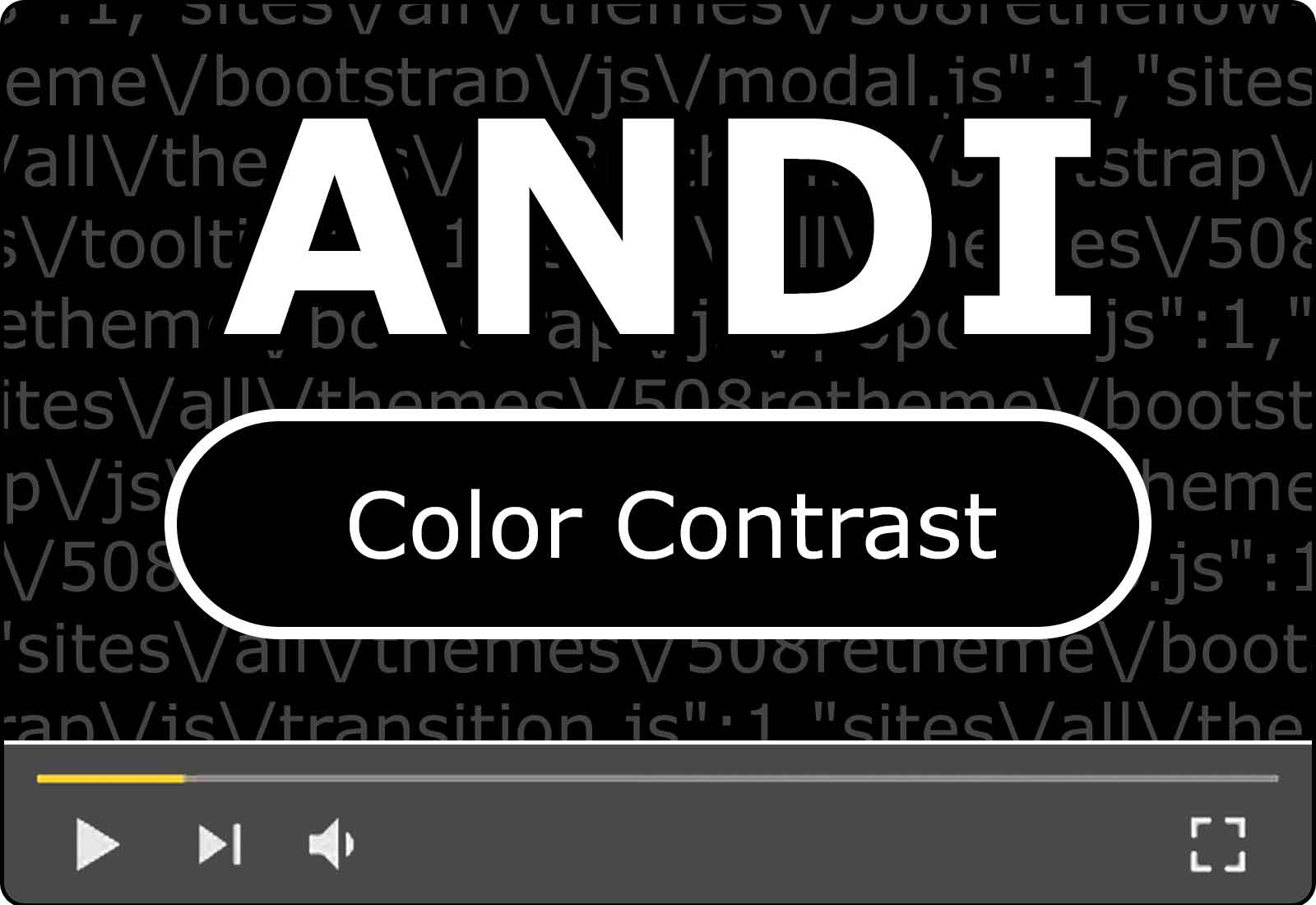 Accessible Name & Description Inspector (ANDI) Tool Overview
